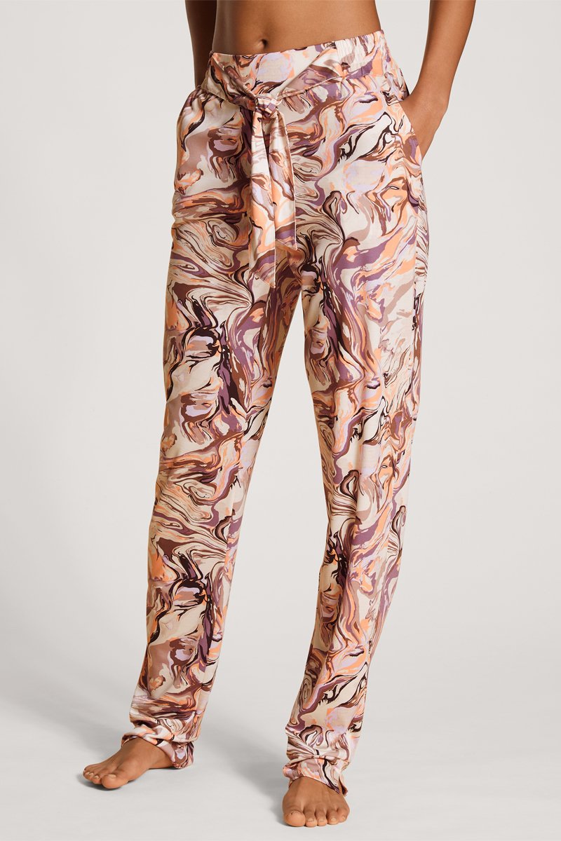 Pantalon de pyjama en Tencel™ - Beige