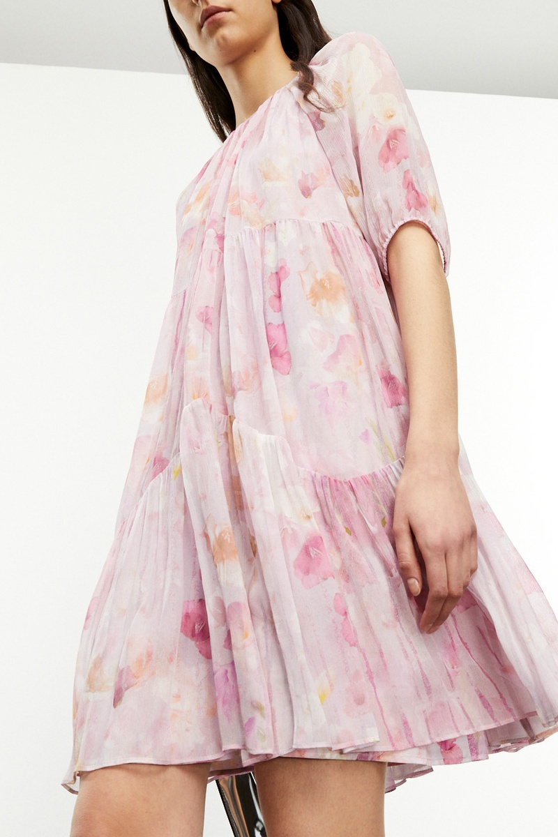 Robe trapèze - Rose