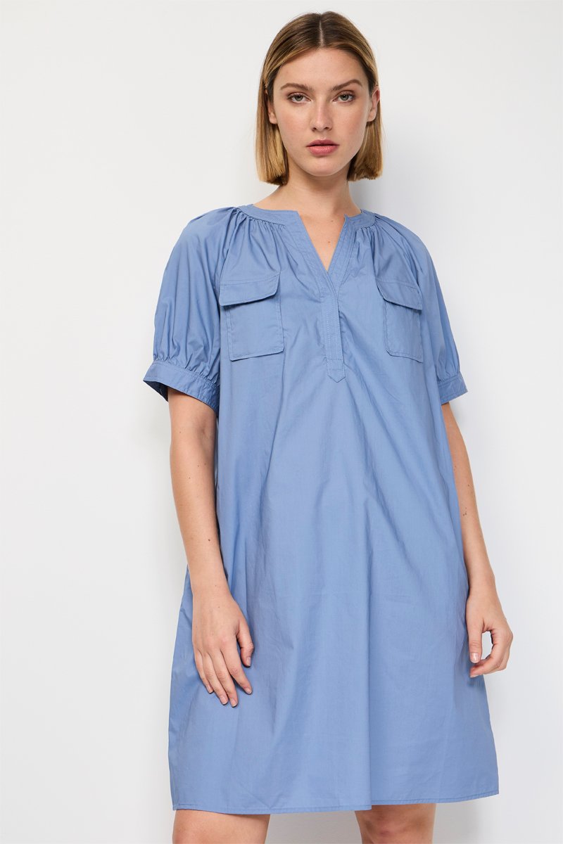 Robe trapèze - Ciel - 100% coton