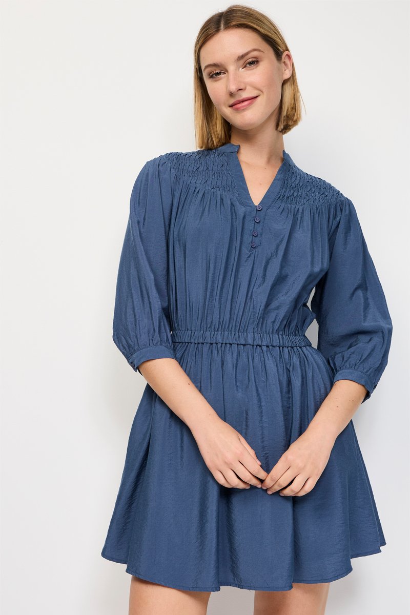 Robe patineuse - Bleu marine