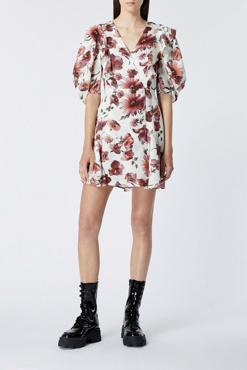 Robe patineuse - Rouge et blanc