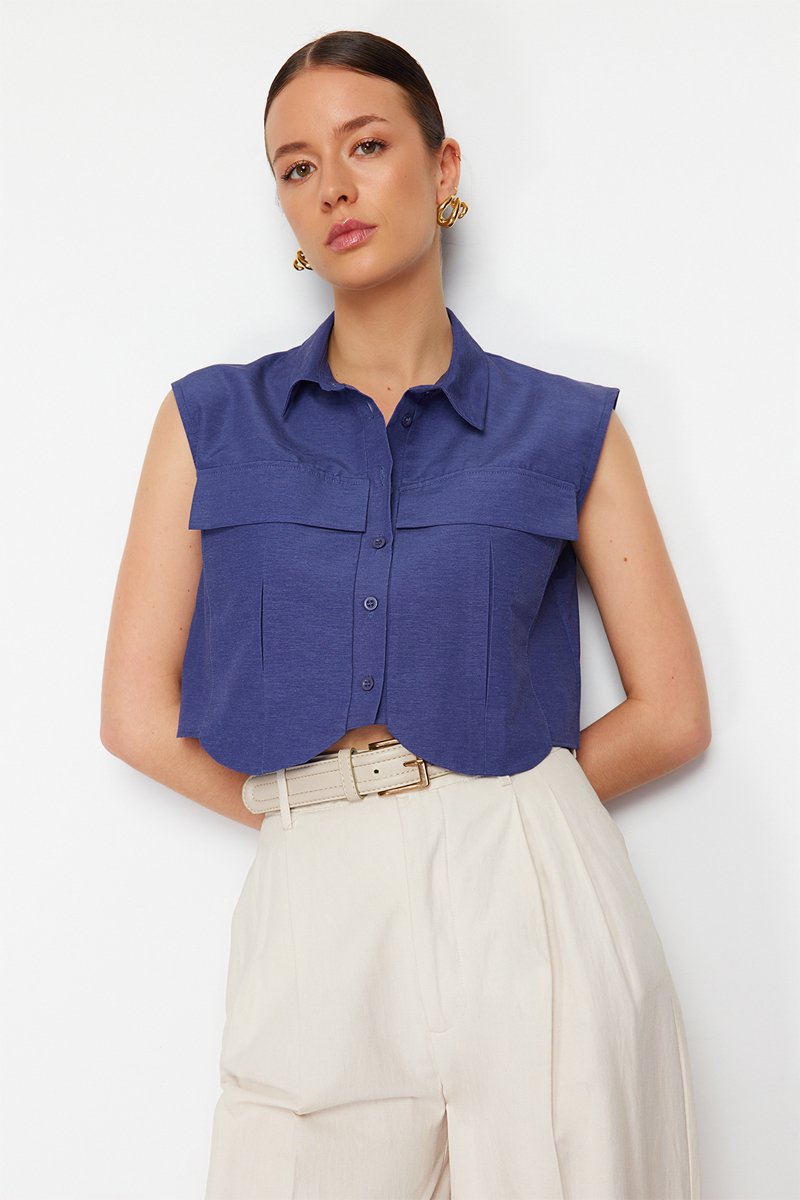 Chemisier - Bleu