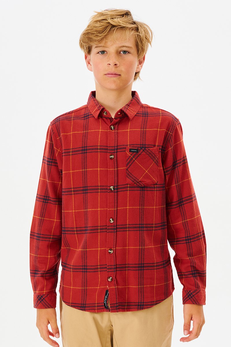 Chemise Checked In Rouge