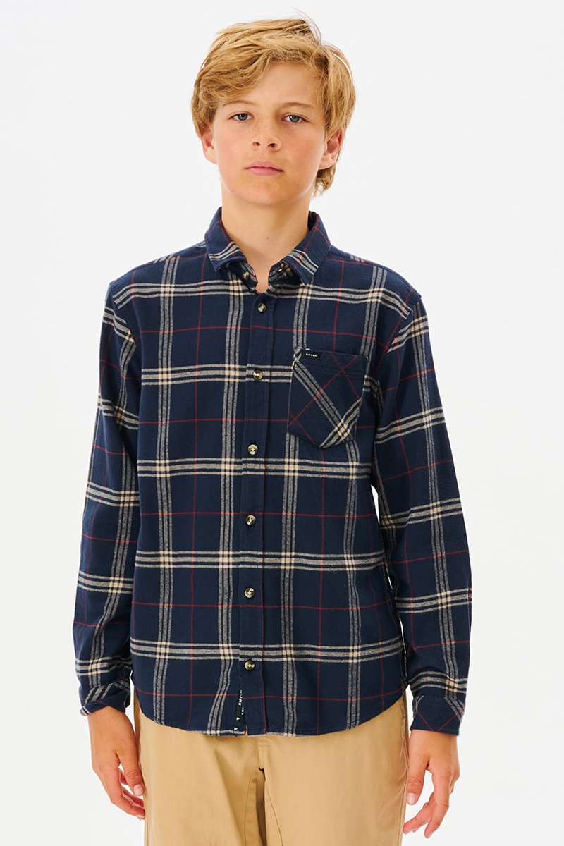 Chemise Checked In Bleu marine