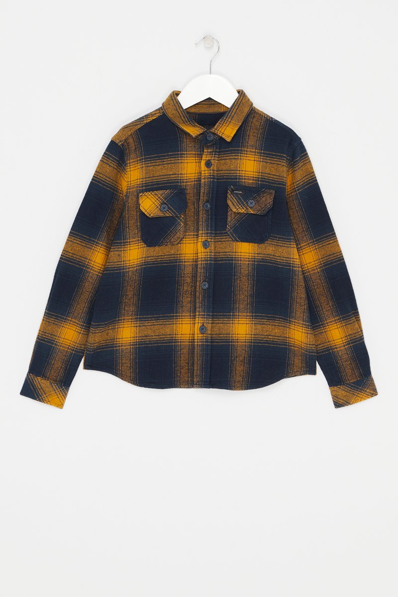 Chemise Count Doré et bleu foncé