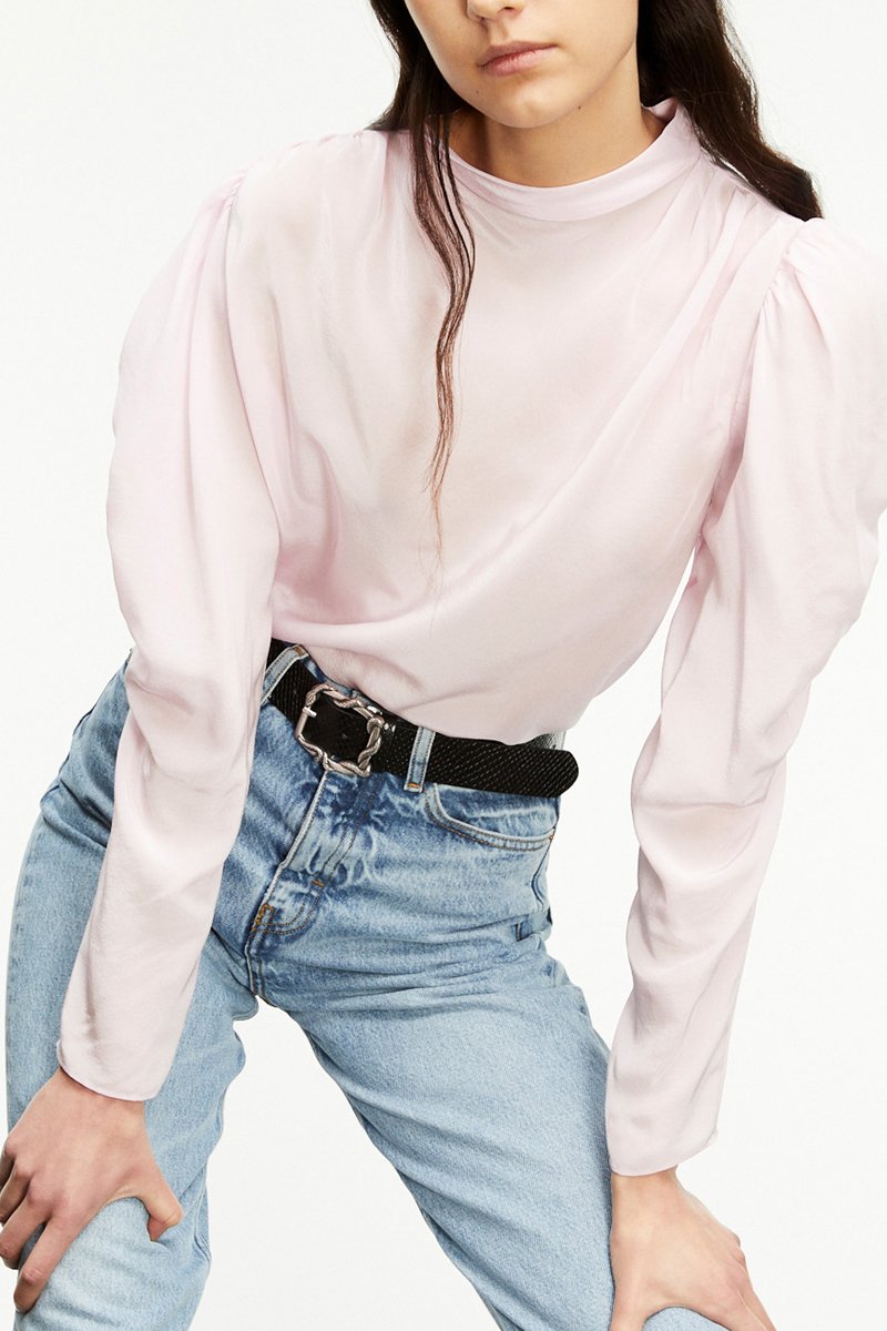 Blouse en soie - Rose