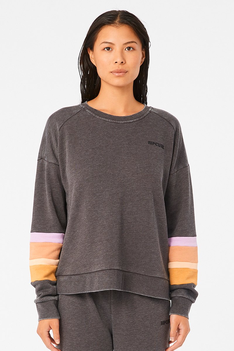 Sweat Sunday Swell Crew Gris foncé