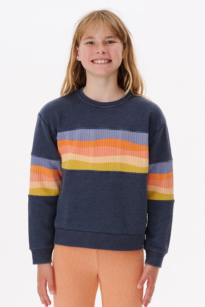 Sweat Melting Waves Bleu marine