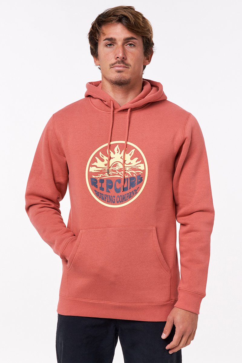 Sweat à capuche Down The Line Rose