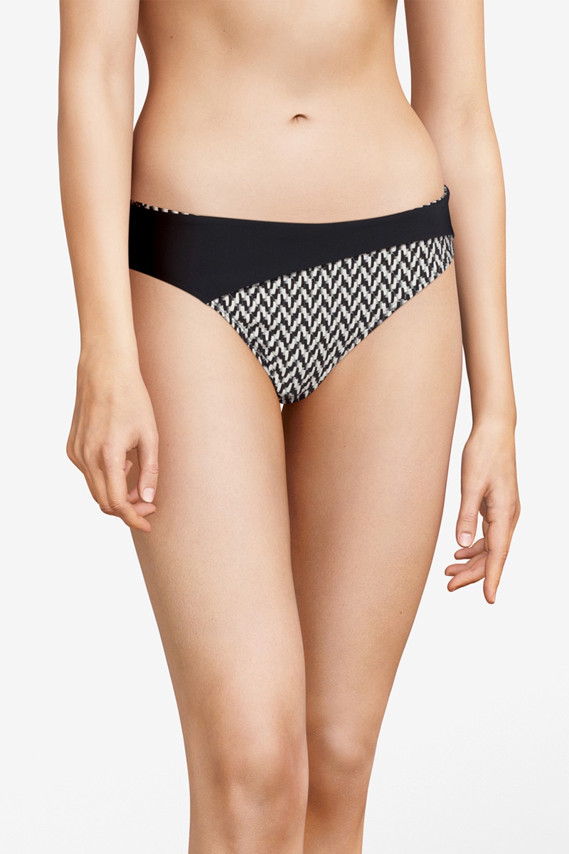 Bas de maillot Honduras - Noir et blanc - Fémilet