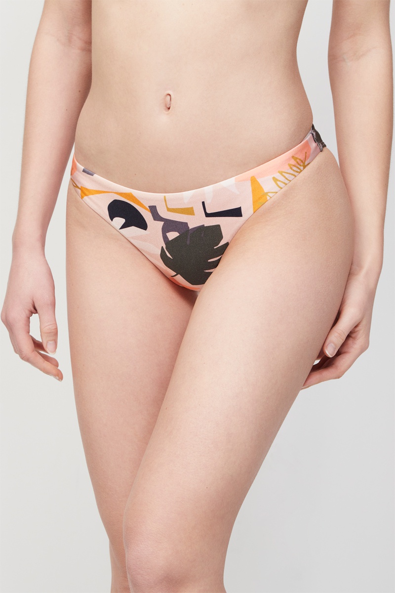 Bas de maillot Tahiti - Rose et vert - Fémilet