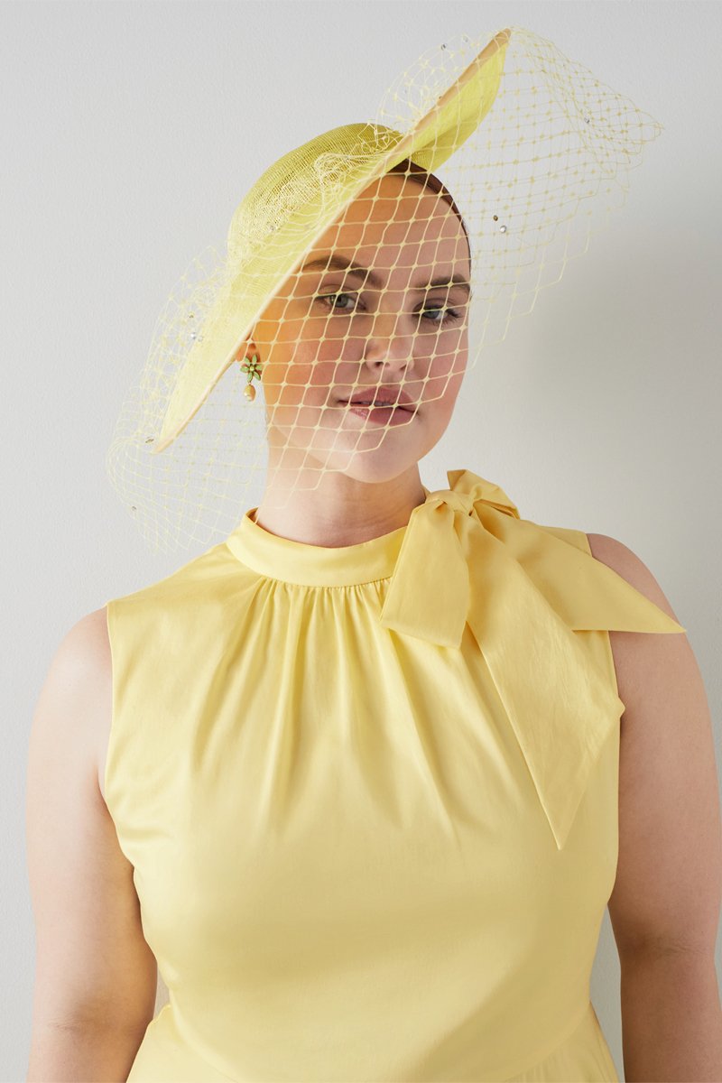Chapeau bibi Annalise - Jaune