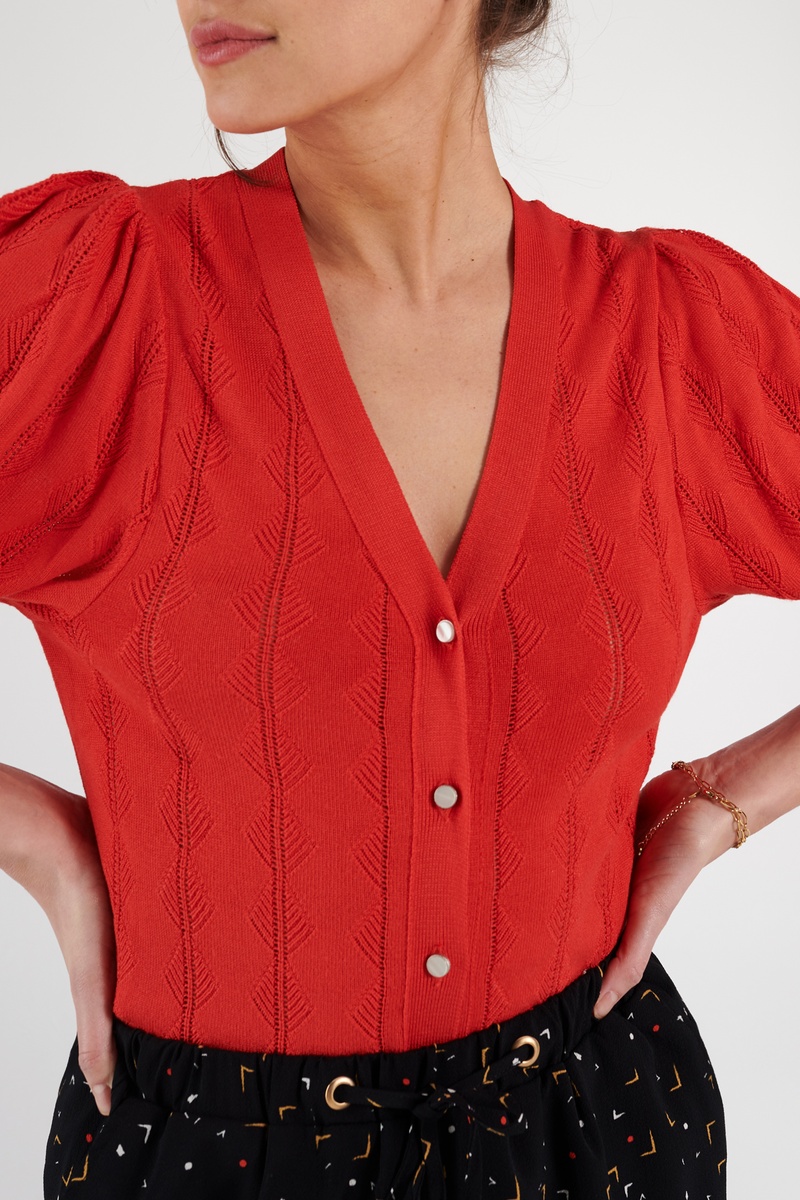 Cardigan Orange - I.Code