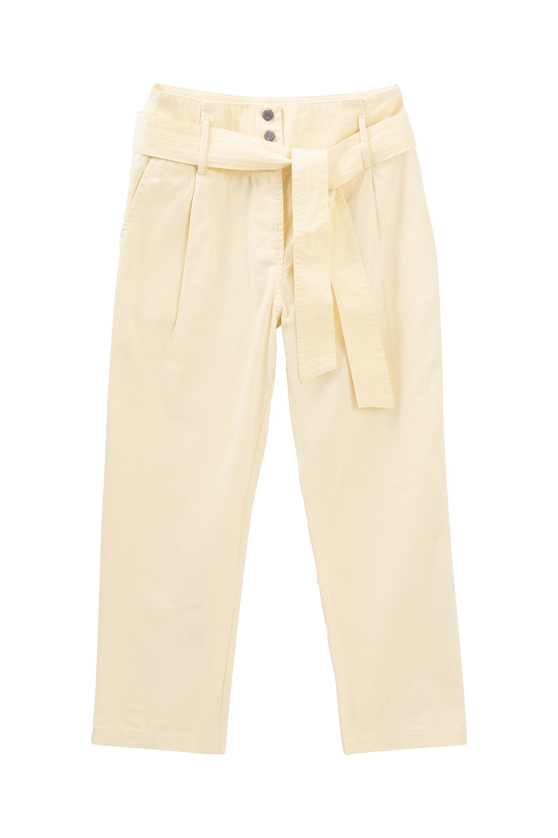 Pantalon droit Jaune pâle - IKKS