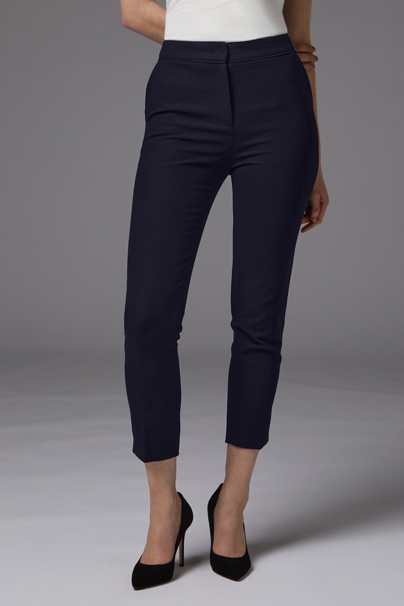 Pantalon 7/8 taille haute Wiley - Bleu marine