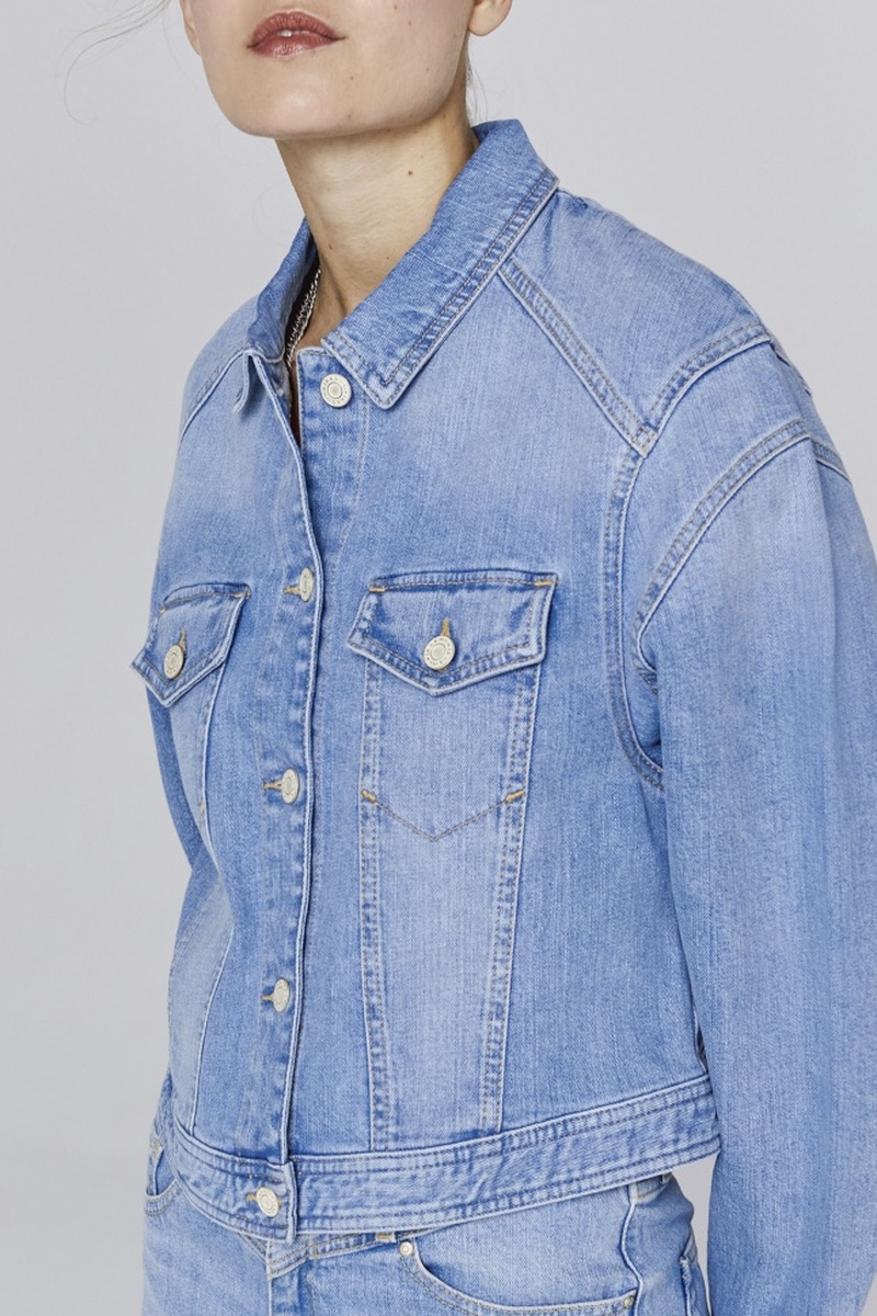 Veste en jean Bleu - IKKS
