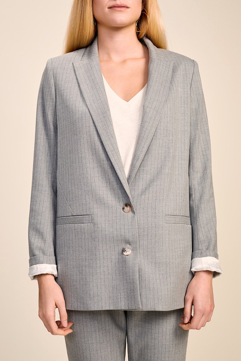 Veste de costume Gris - One Step - IKKS