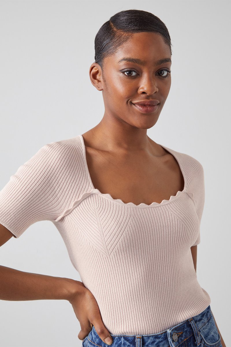 Top Fara - Rose poudré