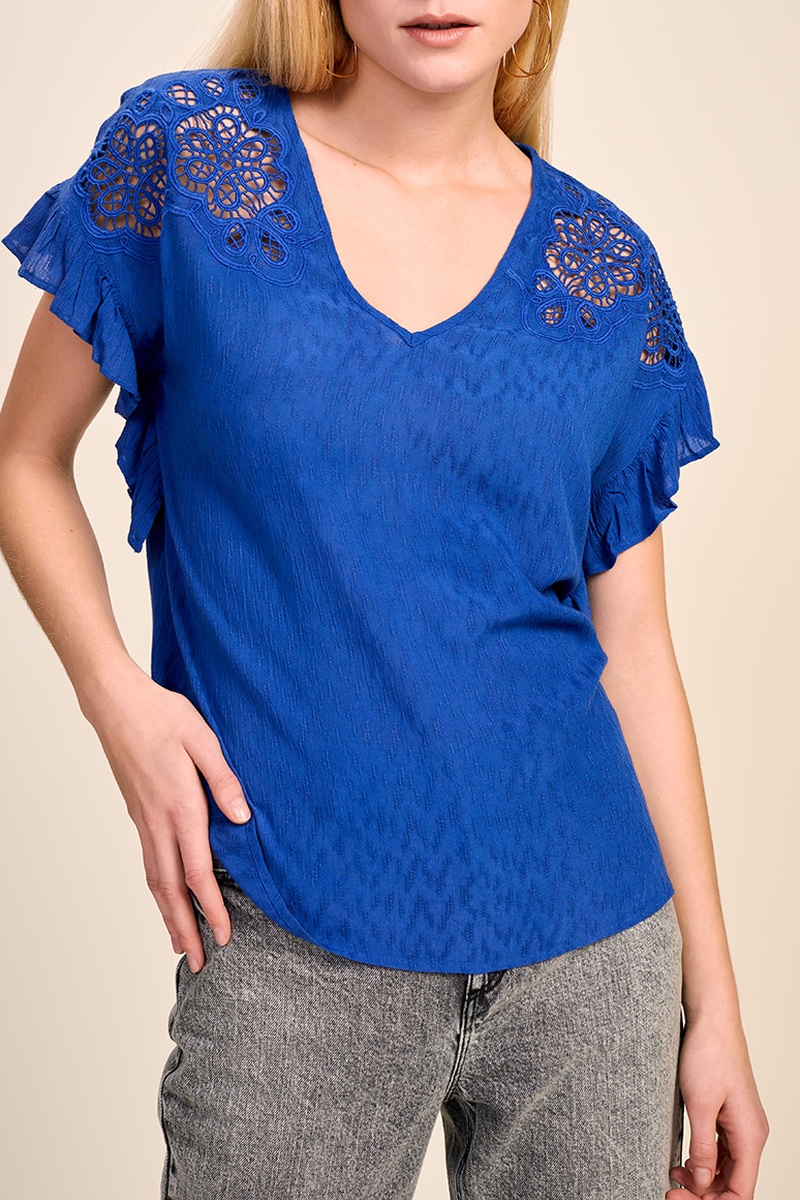 Top Bleu - One Step - IKKS