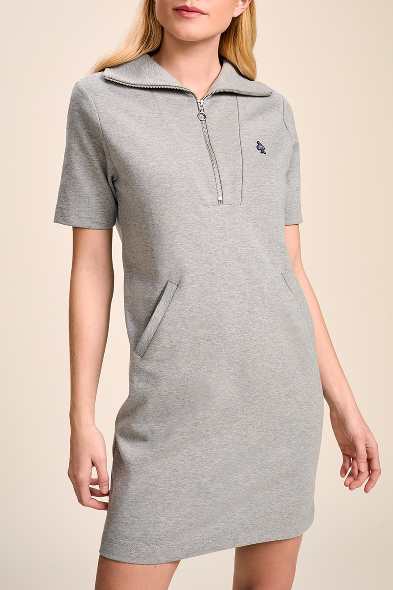 Robe polo Gris - One Step - IKKS