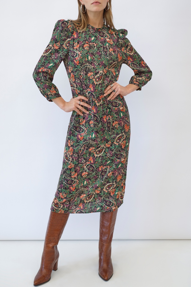 Robe midi Noir - IKKS