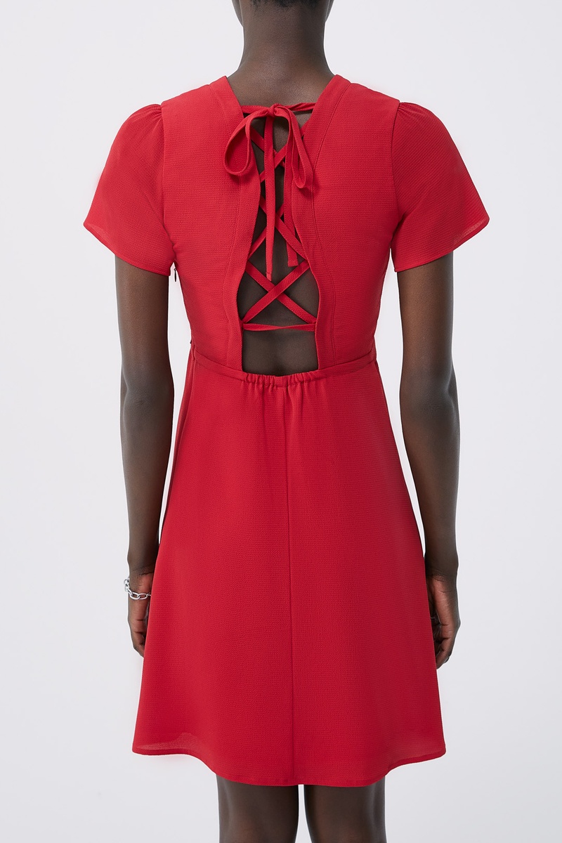 Robe patineuse - Rouge - IKKS