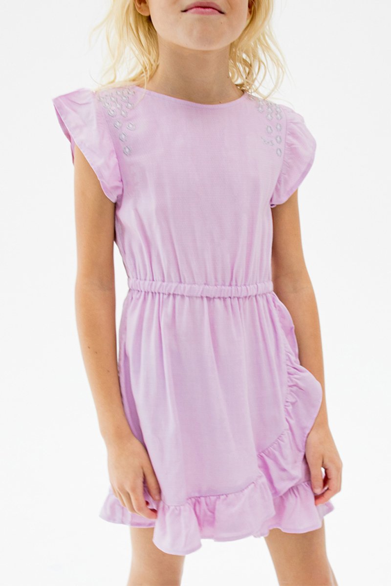 Robe volantée - Rose - IKKS Junior