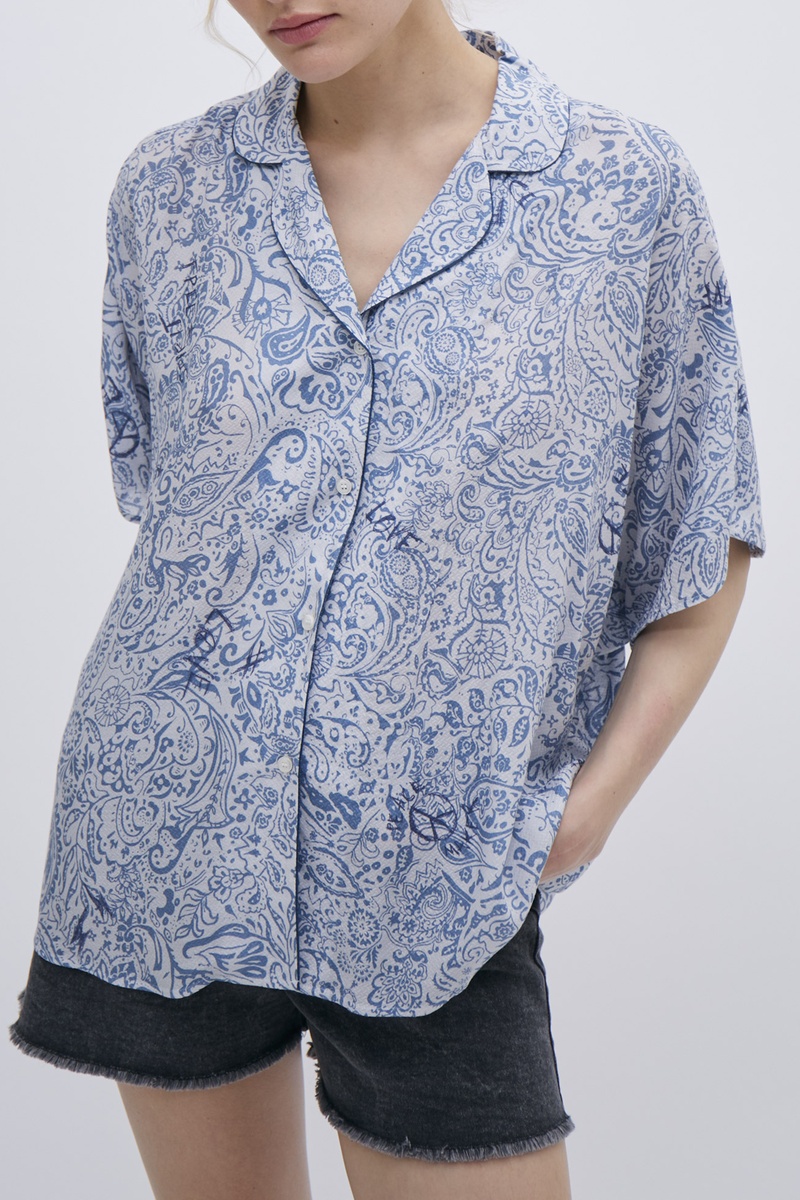 Chemisier - Bleu clair - IKKS