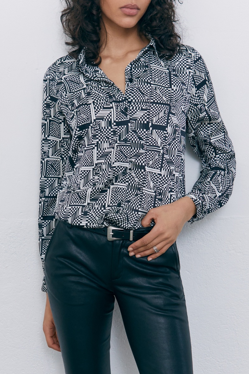 Chemisier Noir - IKKS