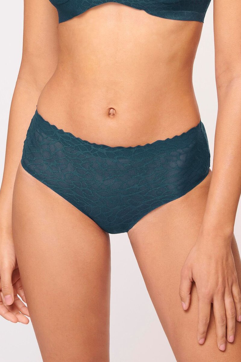 Culotte Zero Feel Lace 2.0 - Bleu