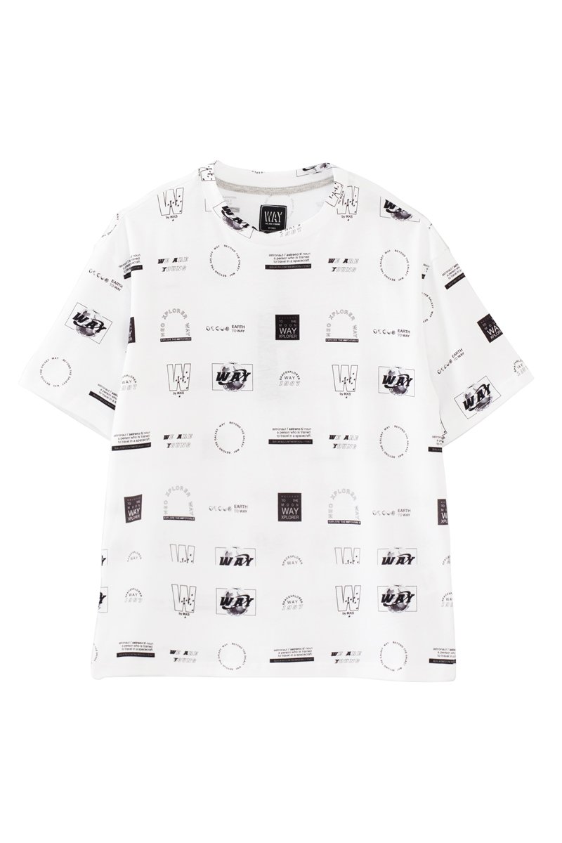 T-shirt en coton biologique Blanc - IKKS - IKKS Junior