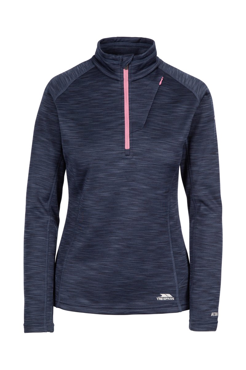 Sweat polaire Fairford - Bleu marine chiné