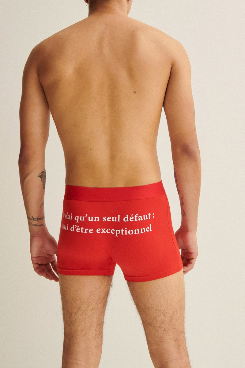 Boxer New Katchiz Defautiz Rouge