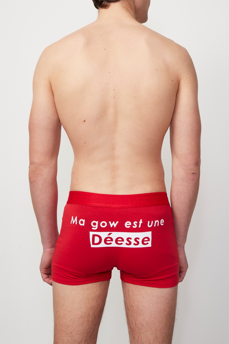 Boxer New Katchiz Gowdeiz Rouge et blanc
