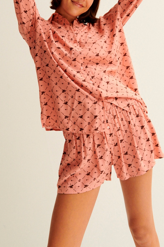 Chemise Le Roi Lion Disney Xmasetiz - Rose poudré