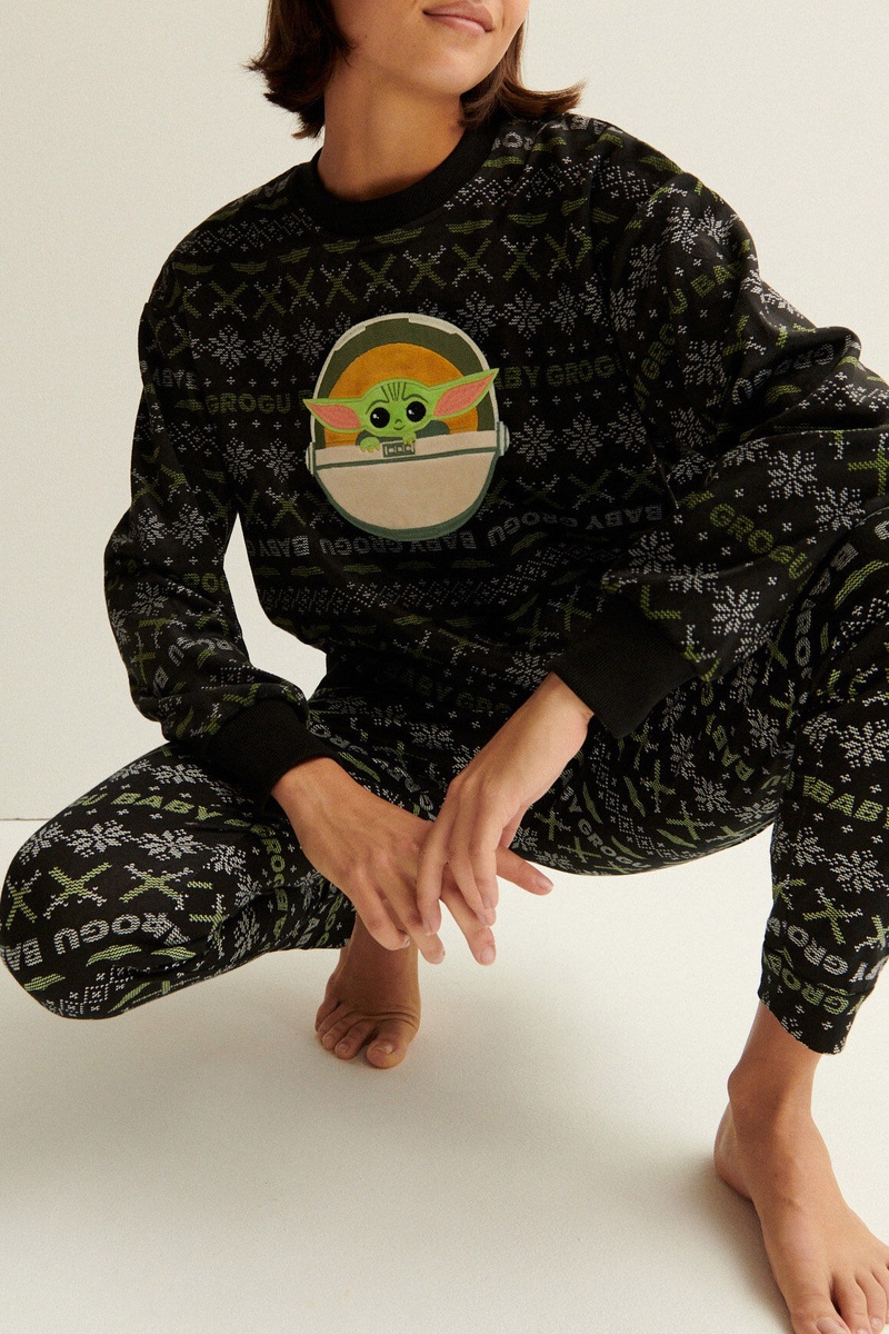 Sweat Grogu The Mandalorian Star Wars Uglyodiz - Noir