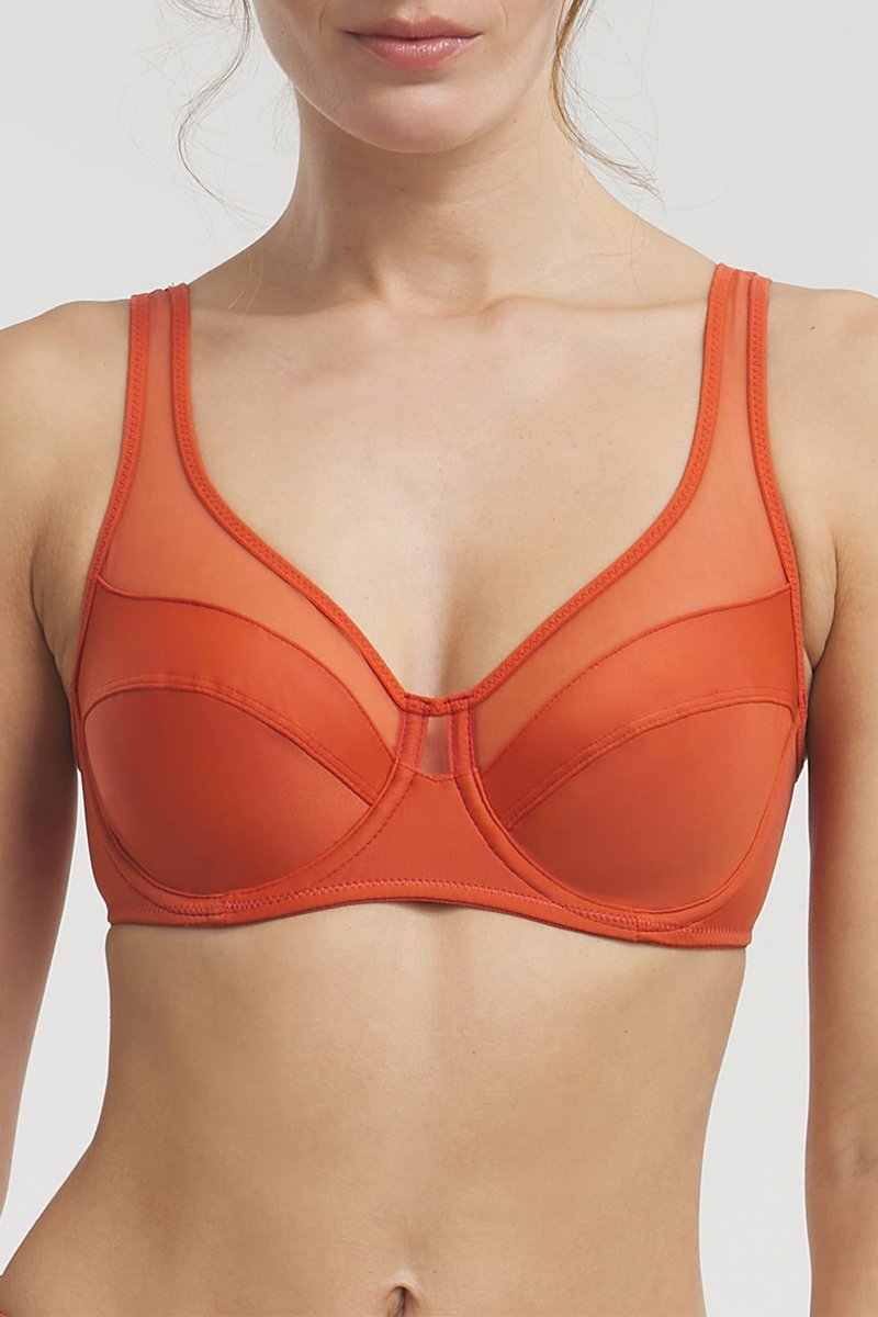 Soutien-gorge ampliforme Generous - Orange