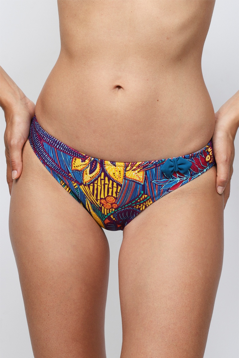 Bas de maillot - Bleu et jaune - Huit