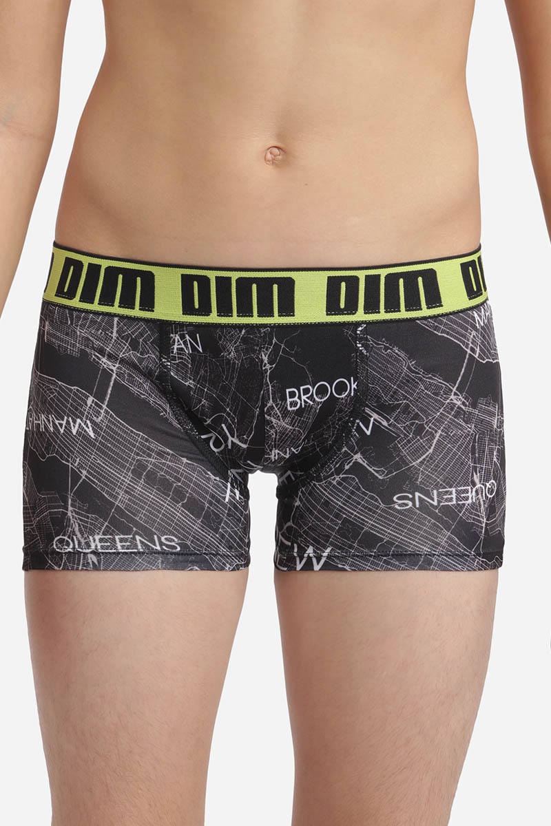 Boxer Micro New York - Gris et vert