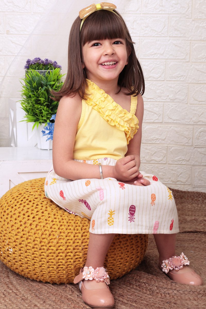 Robe - Jaune et blanc