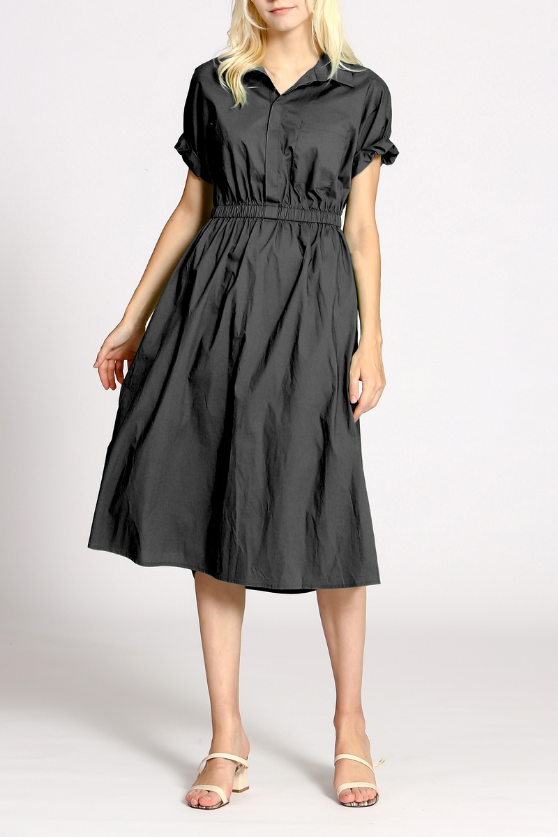Robe midi - Noir