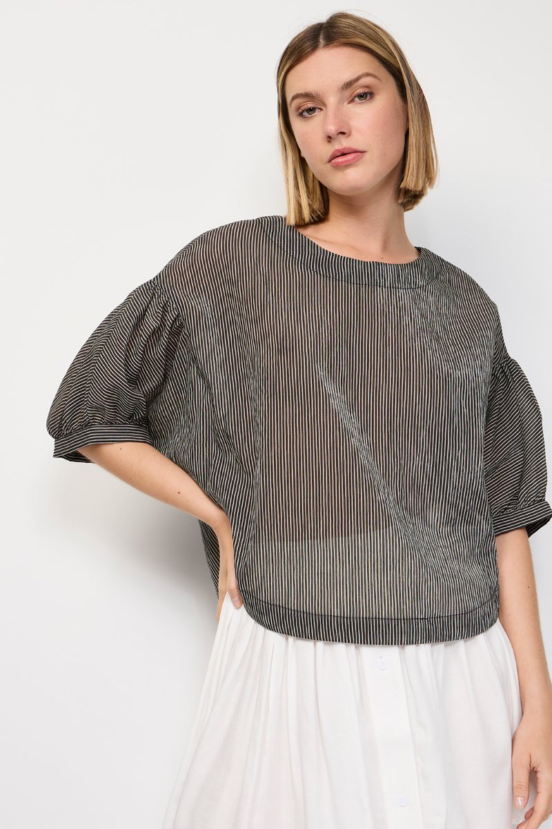 Chemisier - Noir et écru