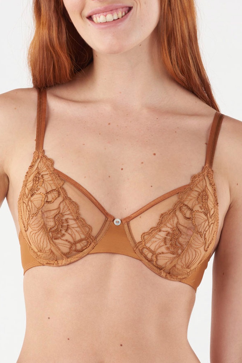 Soutien-gorge Flora Terre de Sienne - Maison Lejaby