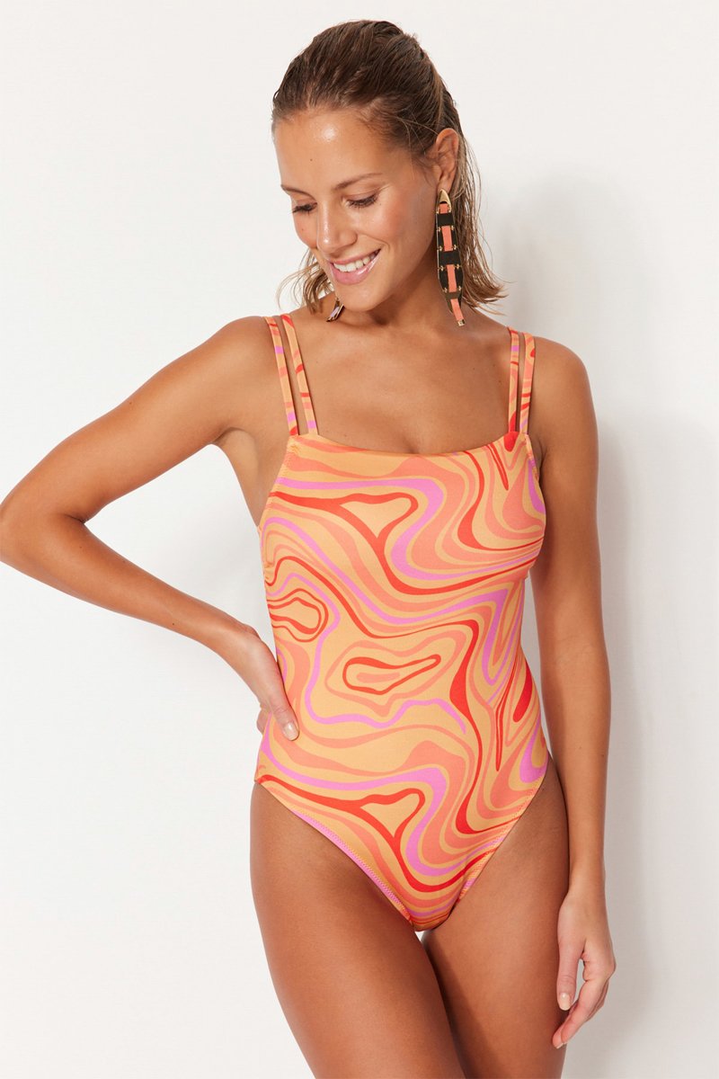 Maillot 1 pièce - Orange