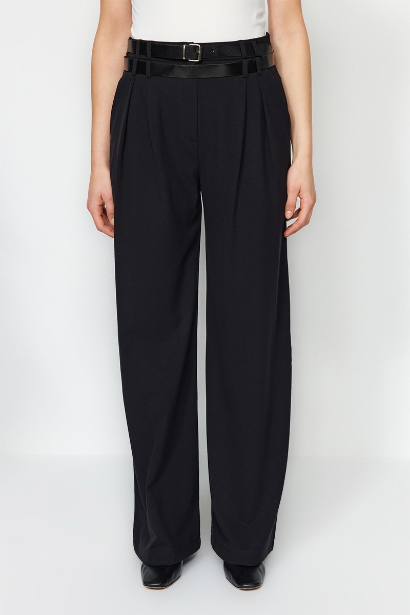 Pantalon wide legs - Noir