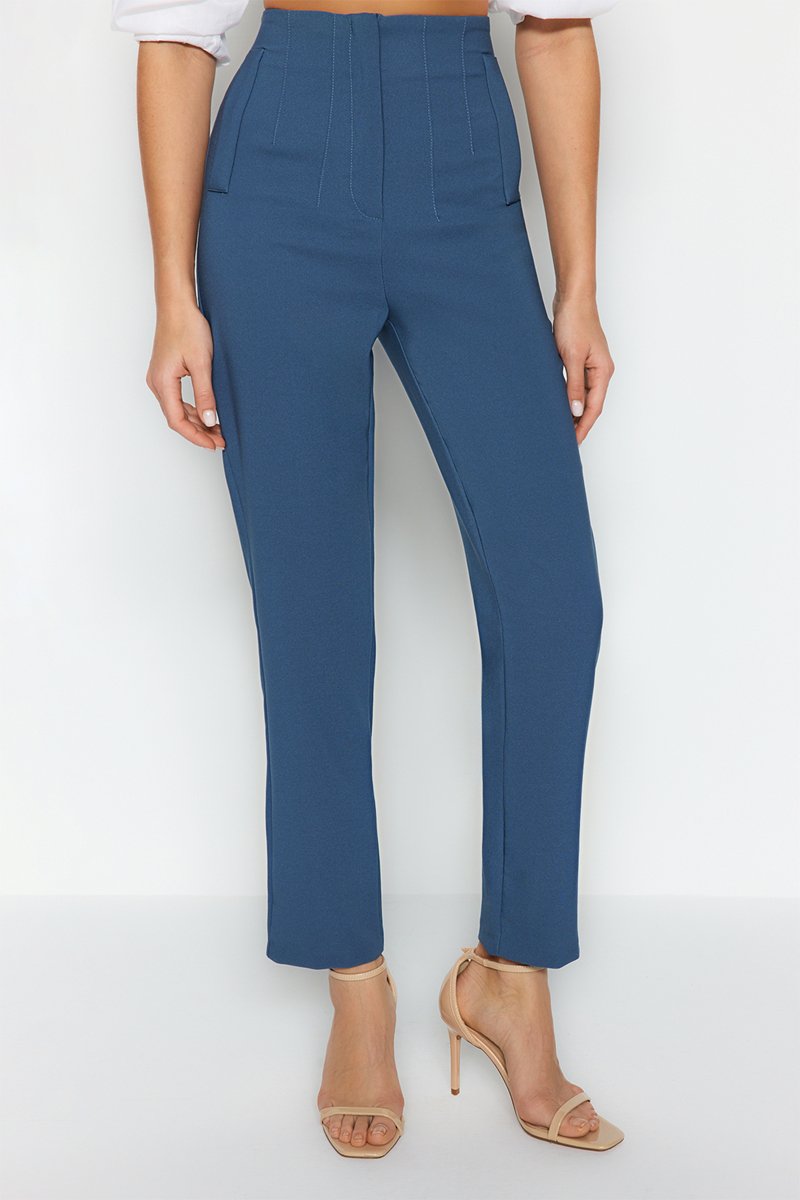 Pantalon cigarette - Indigo