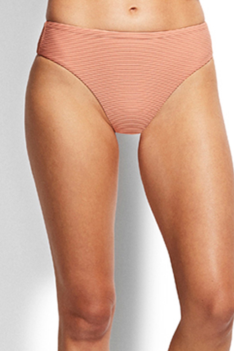 Bas de maillot taille haute Essentials - Rose - Seafolly