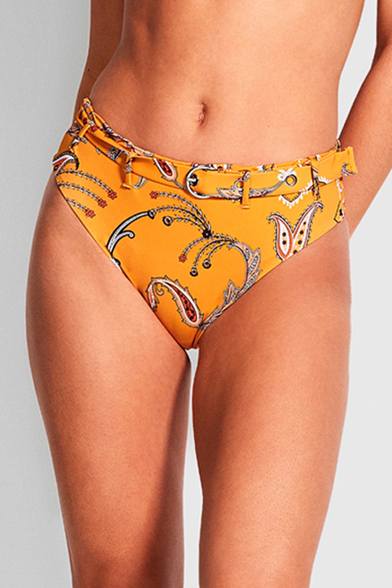 Bas de maillot taille haute El Dorado - Orange - Seafolly