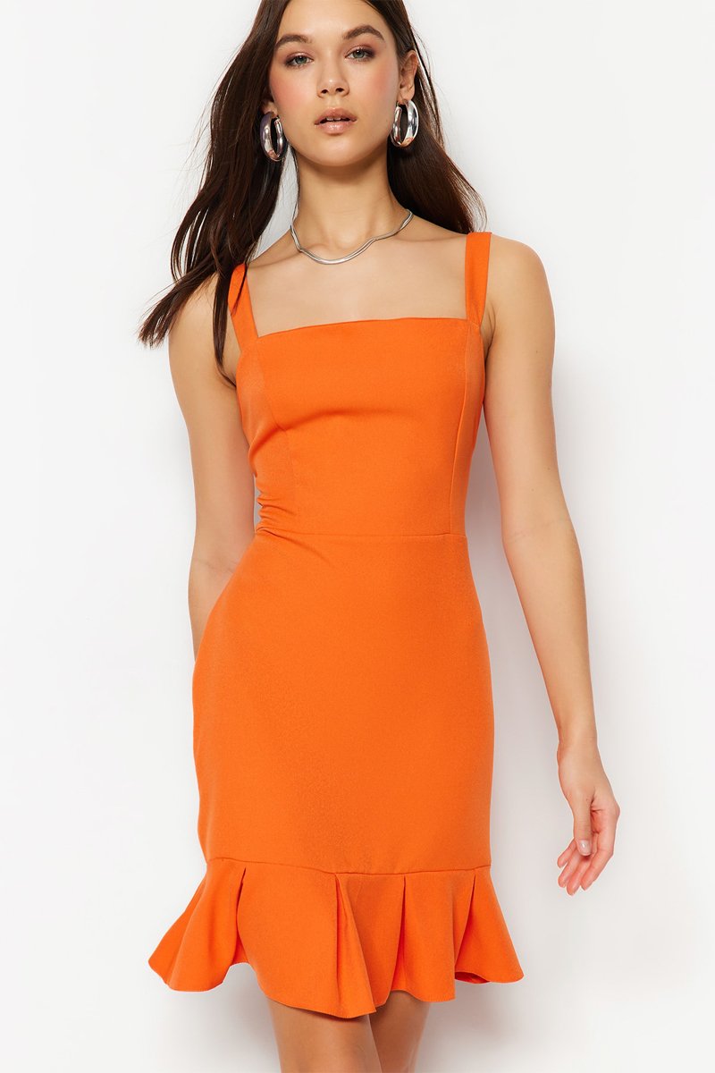 Robe patineuse - Orange
