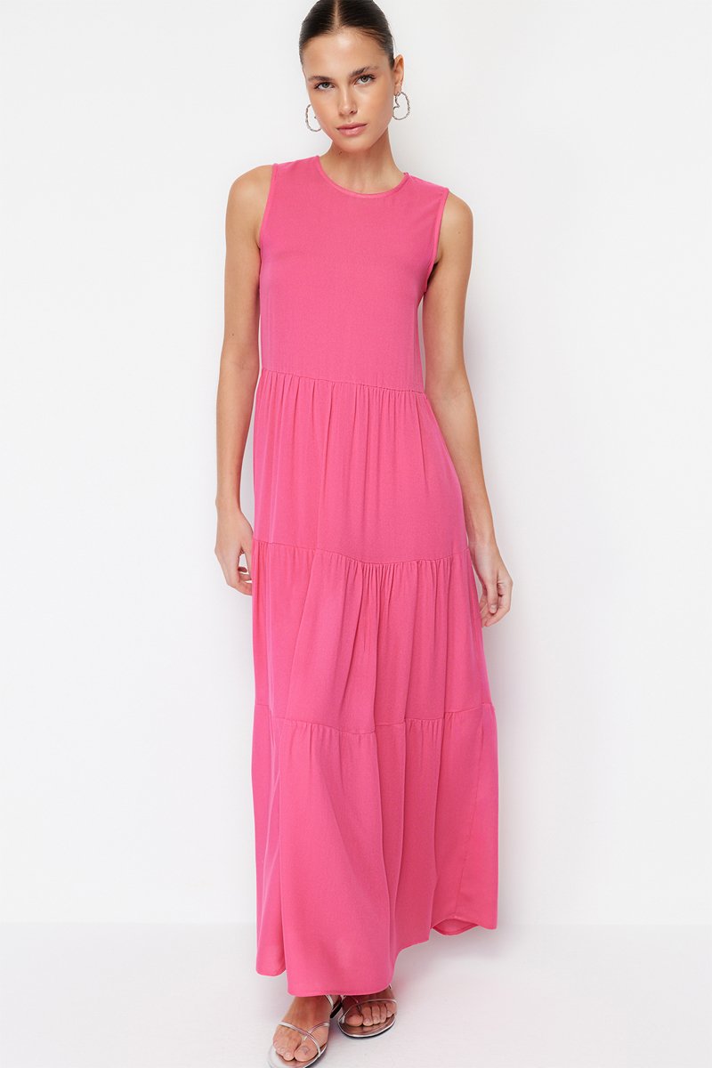Robe midi Rose